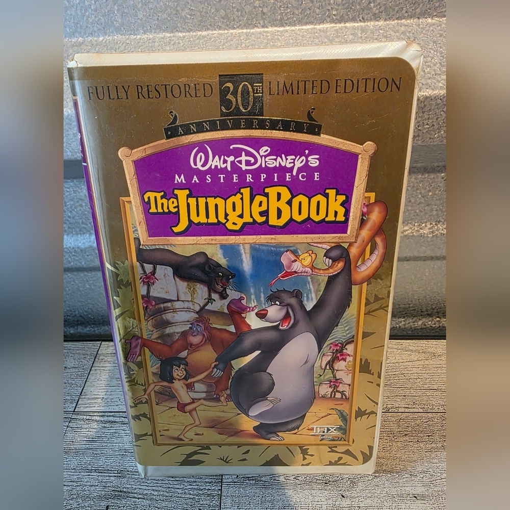 Disney The Jungle Book Gold VHS